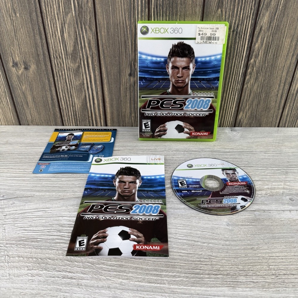 Pro Evolution Soccer 2008 (Microsoft Xbox 360) Pes Ronaldo CIB TESTED WORKING